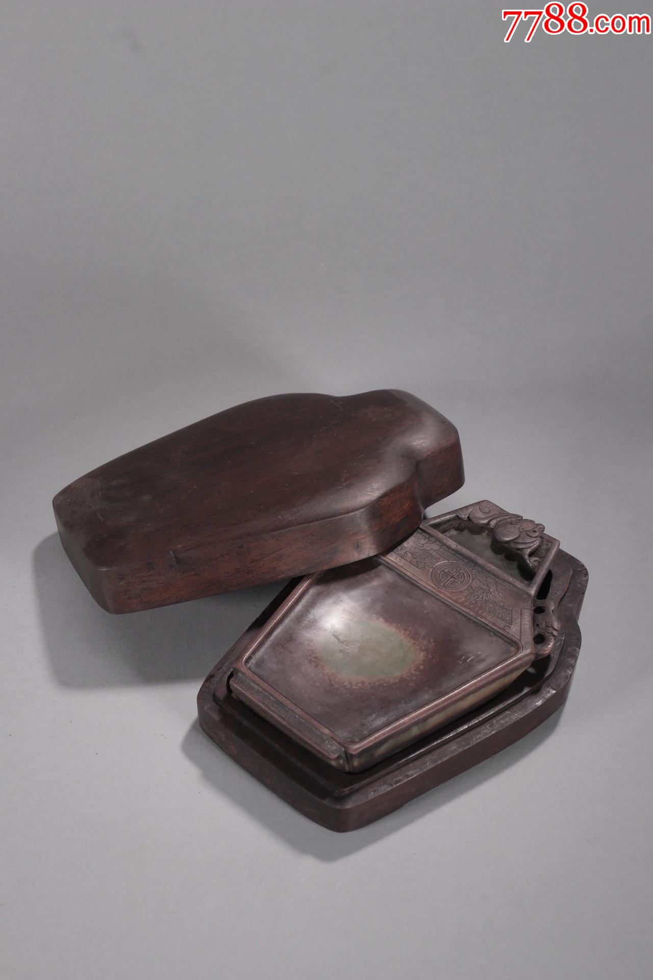 紫袍玉带蝙蝠求寿文房砚