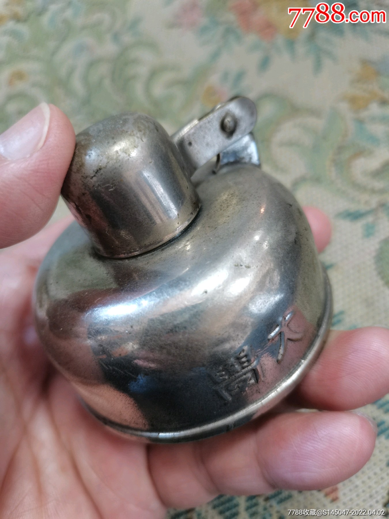 民国学生用铜镀镍油汽灯无灯芯