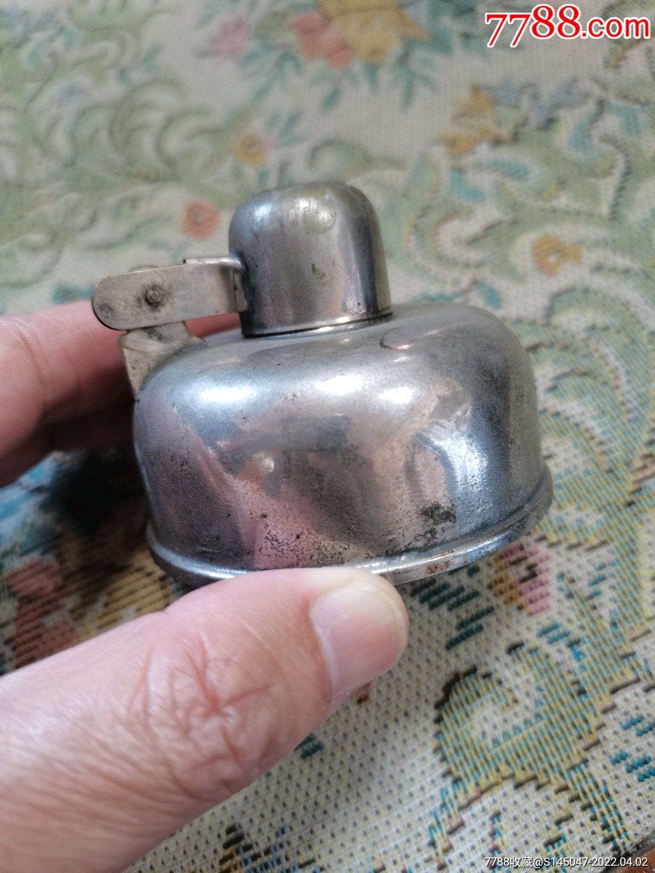 民国学生用铜镀镍油汽灯无灯芯