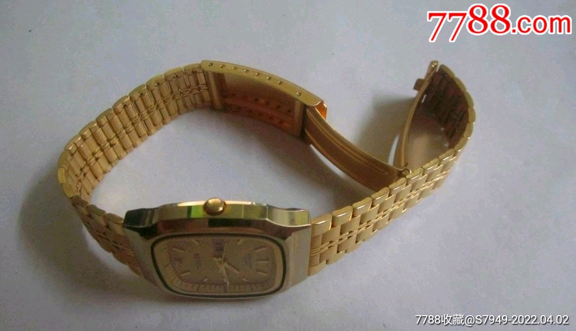 精美的全包金tenta石英双历男表【走时正常】_手表/腕表_第2张_7788