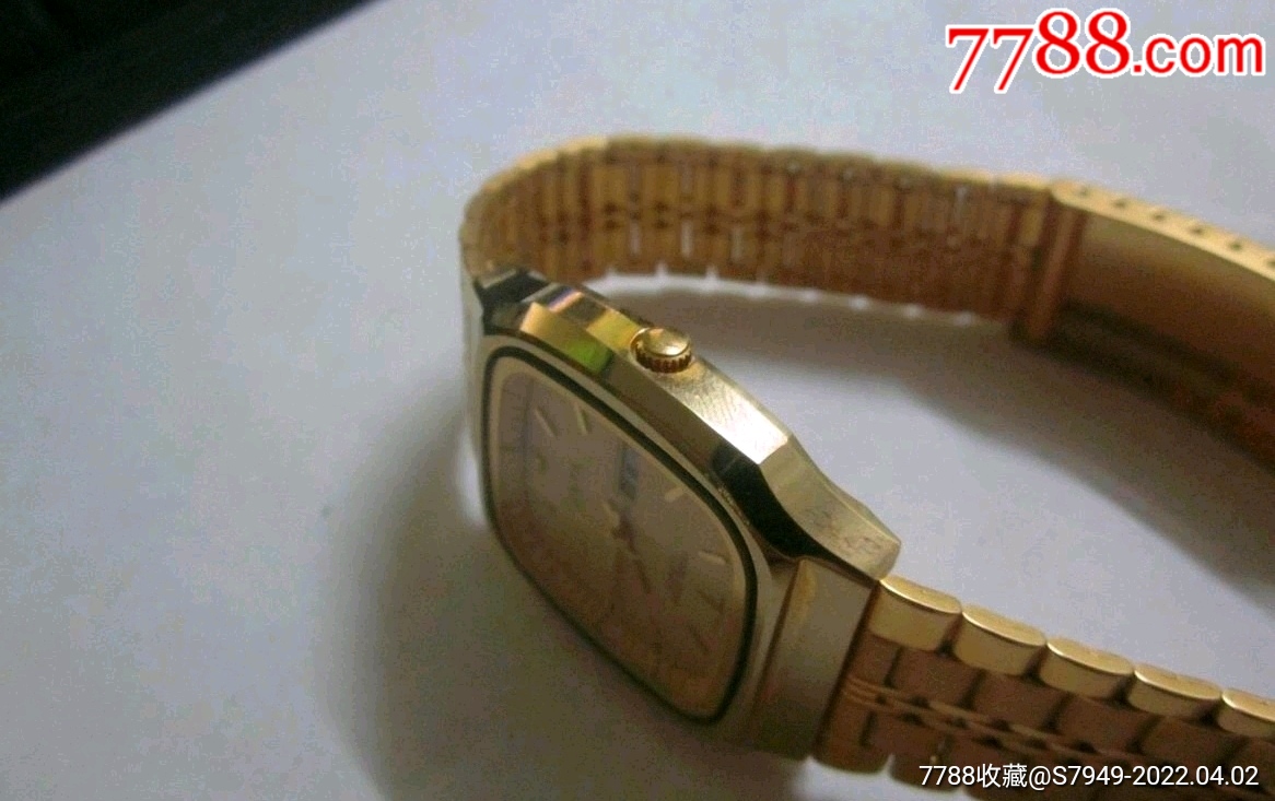 精美的全包金tenta石英双历男表【走时正常】_手表/腕表_第6张_7788