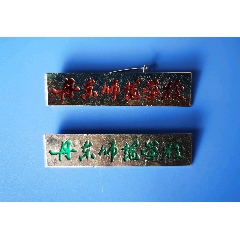 丹东师范学校校徽一对