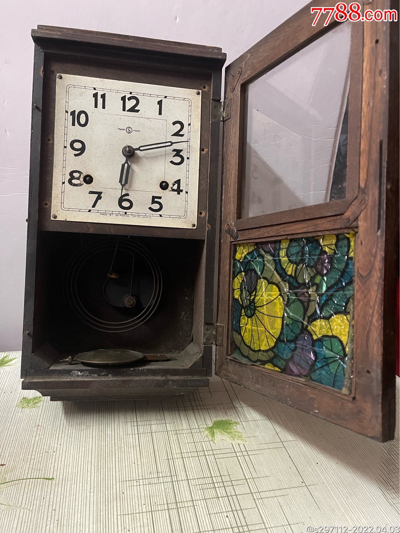 日本老挂钟精工舍