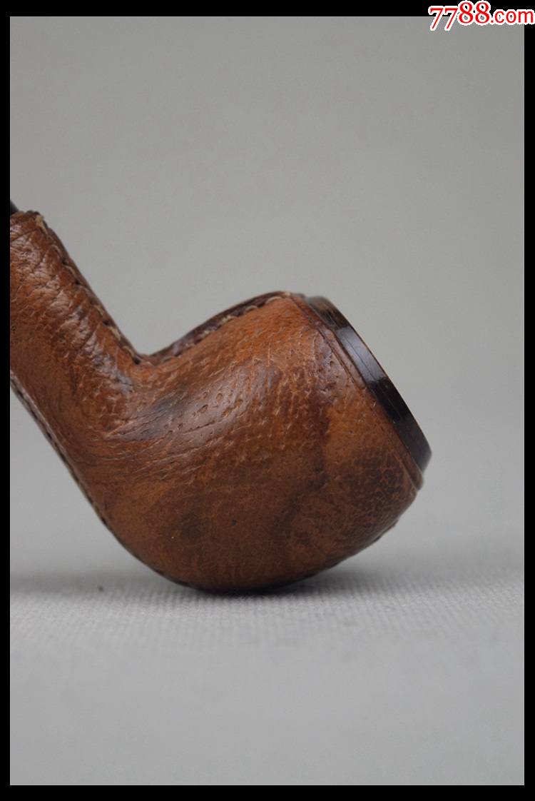 古董烟具意大利derby德比包猪皮的石楠根老烟斗包邮