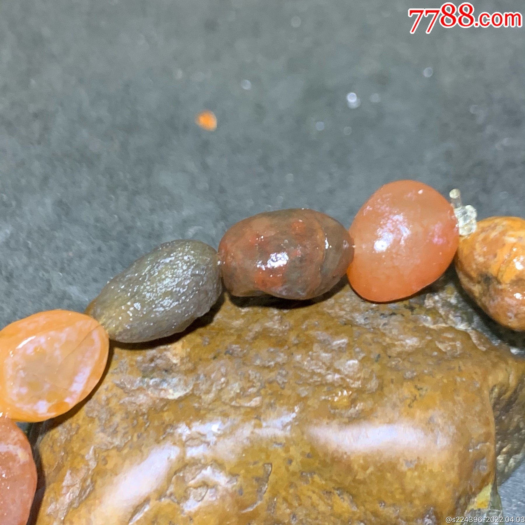 精美阿拉善多宝筋脉石原石手串一条