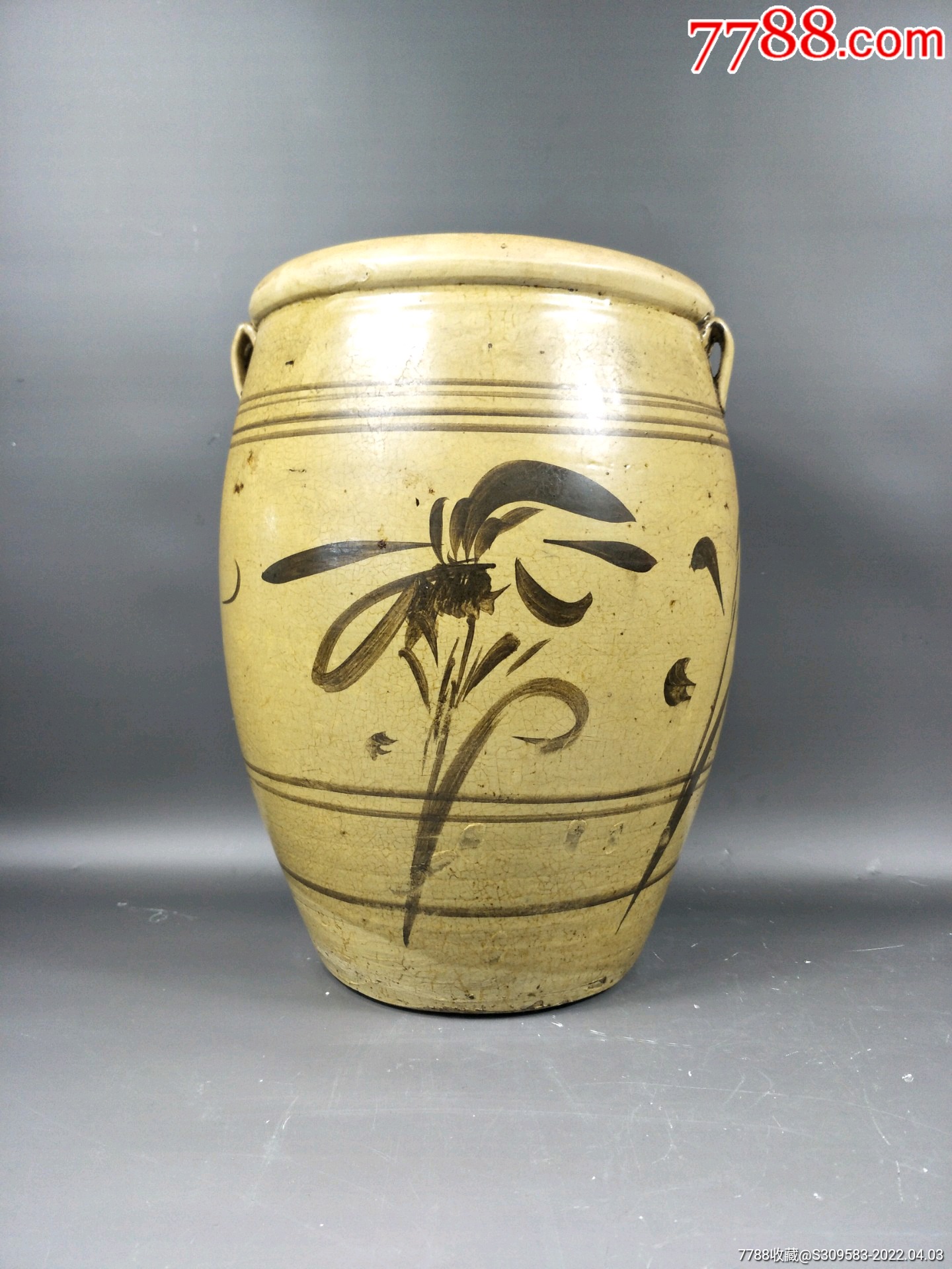 宋代磁州窑双系大罐