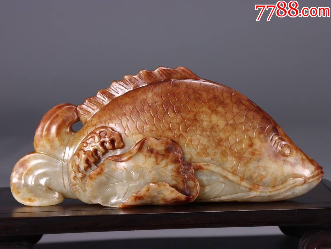 和田玉籽料年年有鱼a91s210f