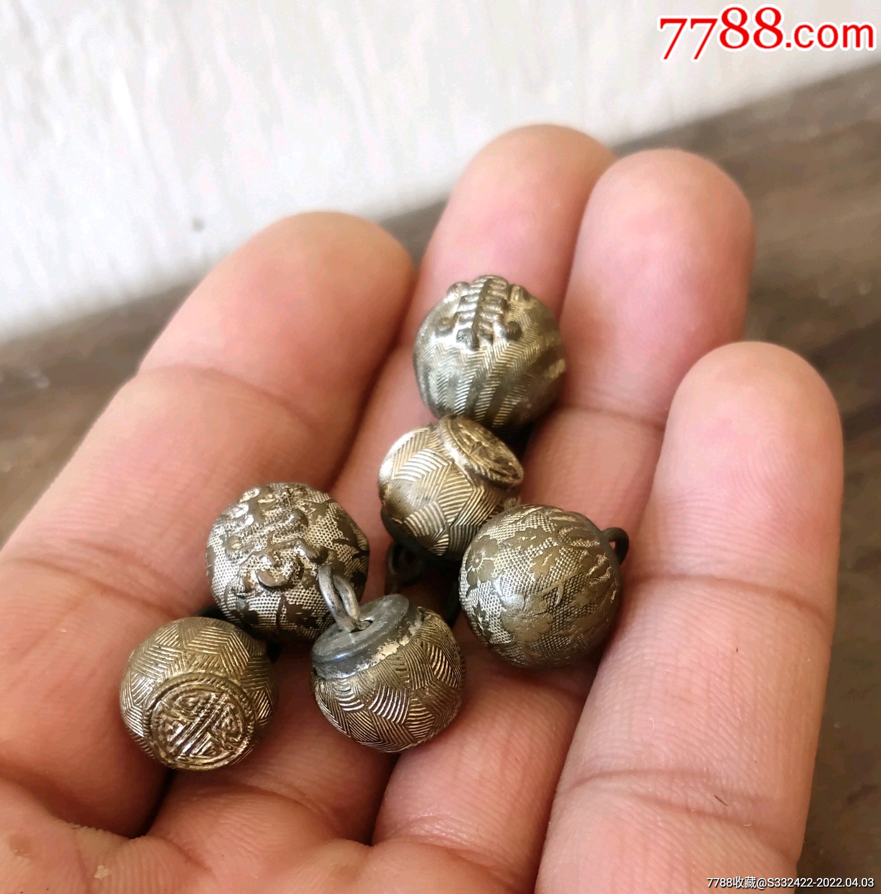 清代老扣子-价格:100元-se86324404-衣扣/纽扣-零售-7788闹钟收藏