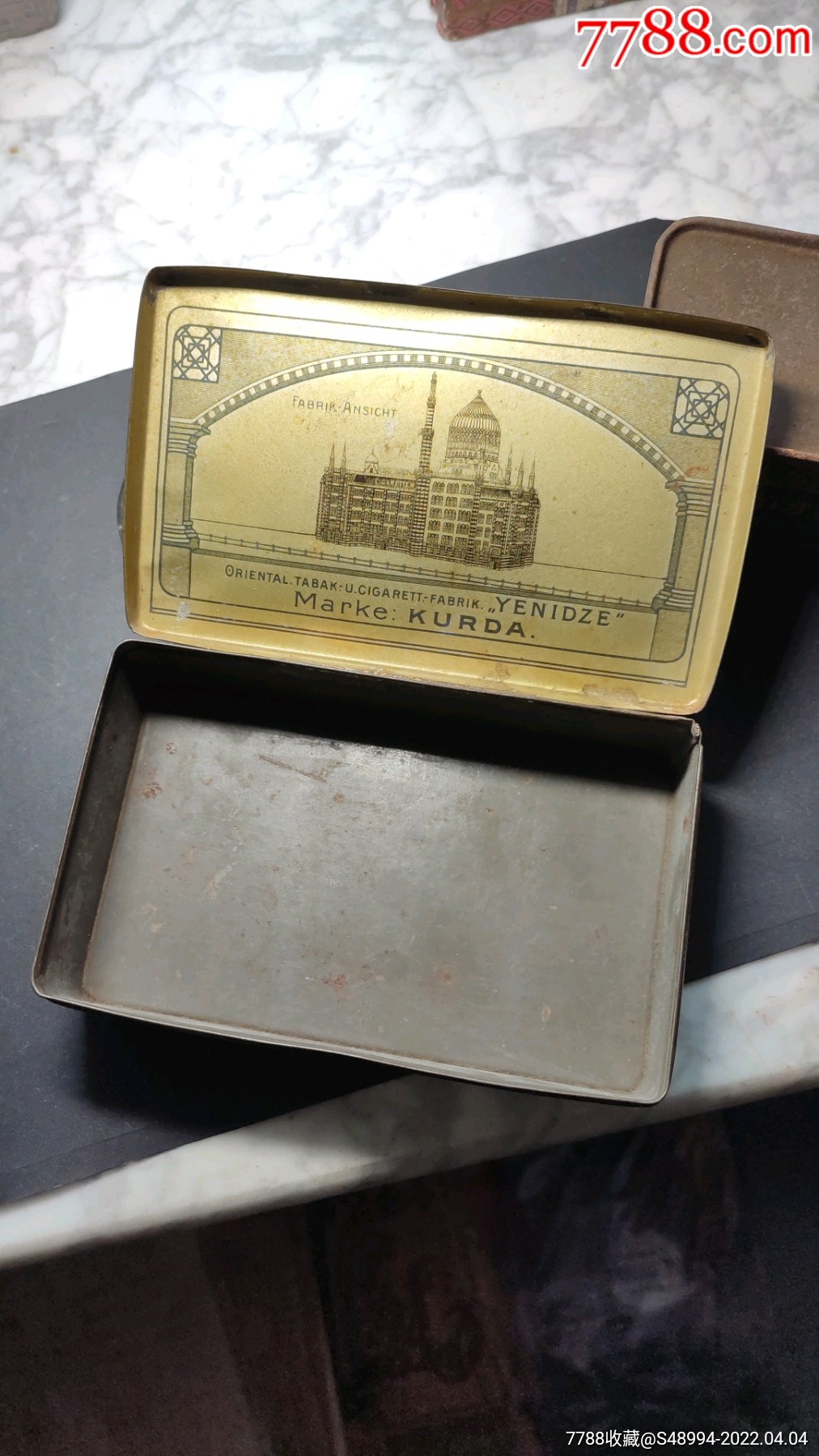 民国烟盒kurda牌香烟德国德累斯顿yenidze烟厂出品