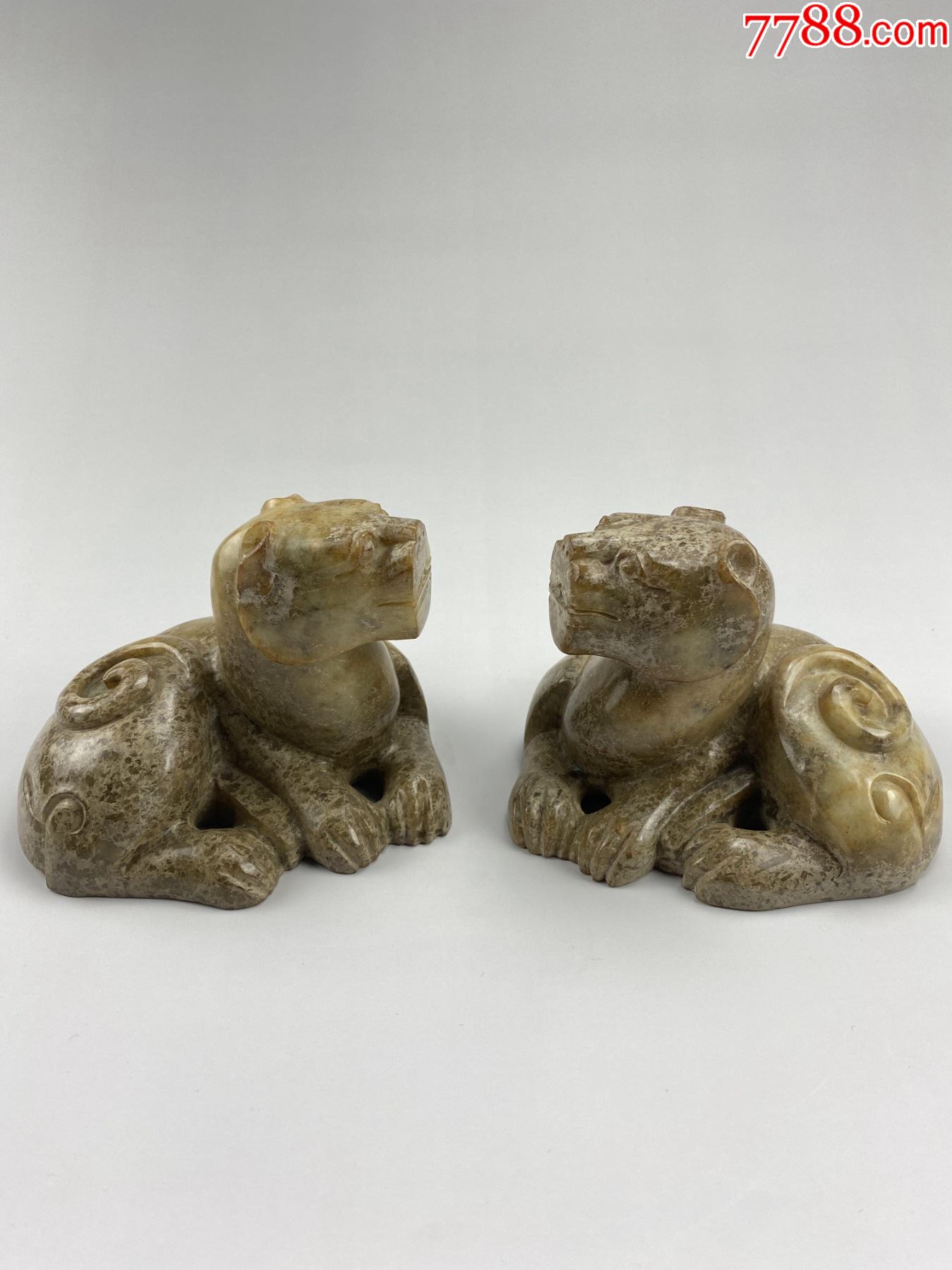 高古玉老玉古玉和田玉豹镇