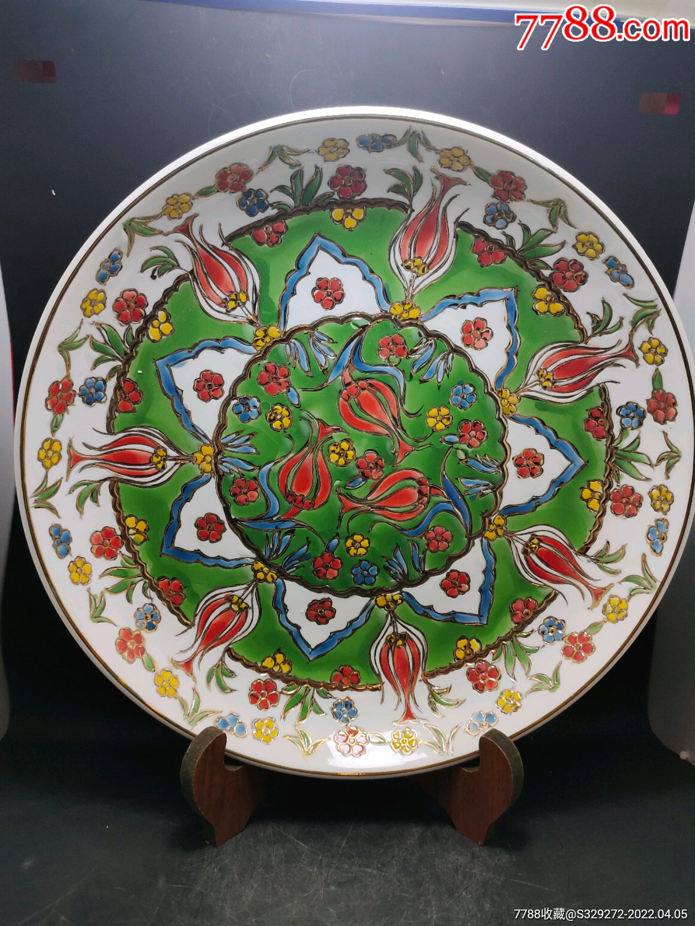 阿拉伯国家皇室贵族用瓷盘