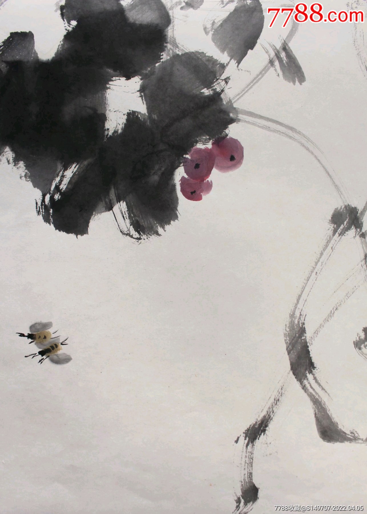 中国美协会员陈胜广作品【90㎝×45㎝】_花鸟国画原作_第2张_7788画册