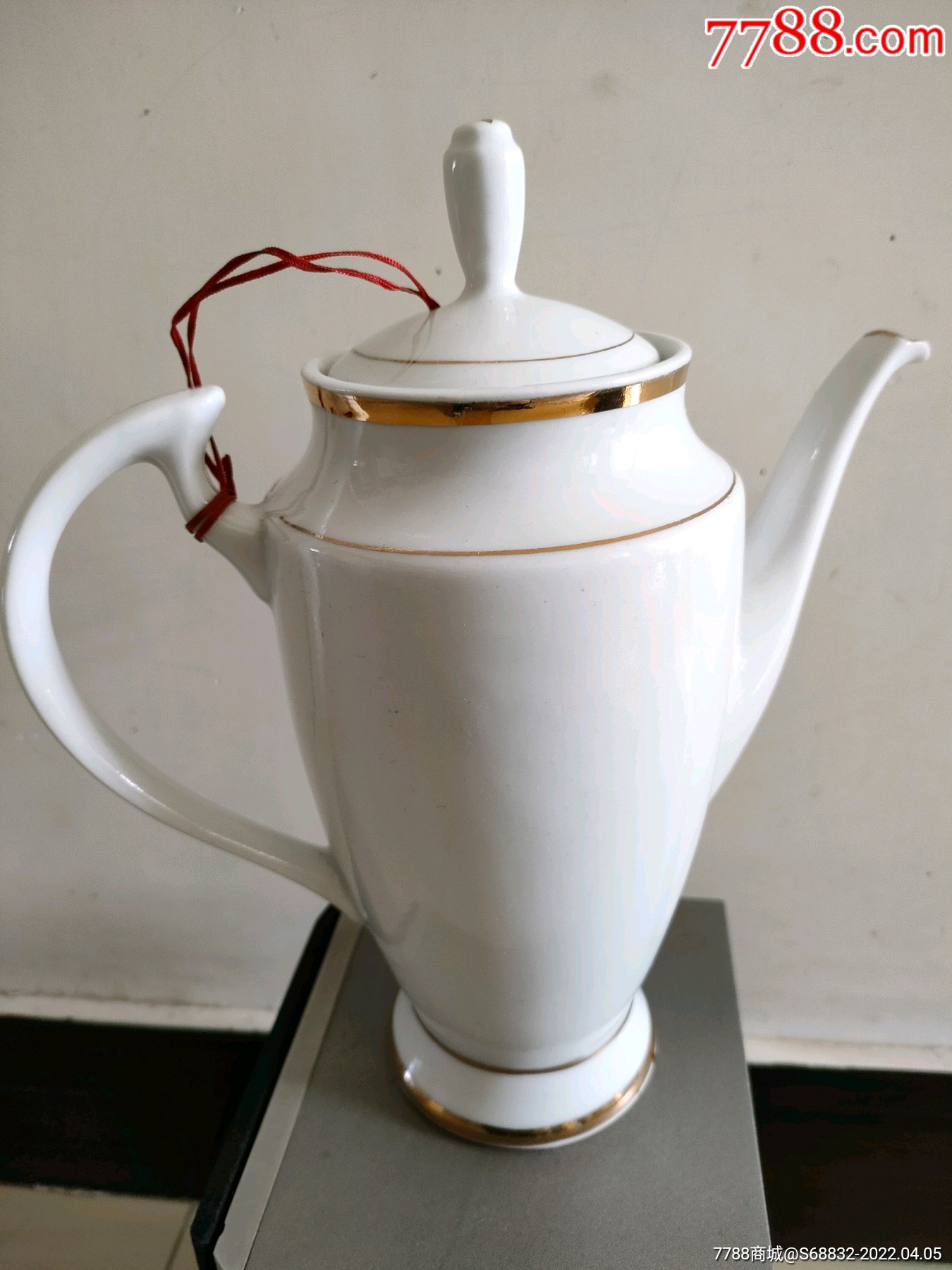 石嘴山瓷厂茶壶,松鹤图_茶壶_第2张_7788钟表收藏