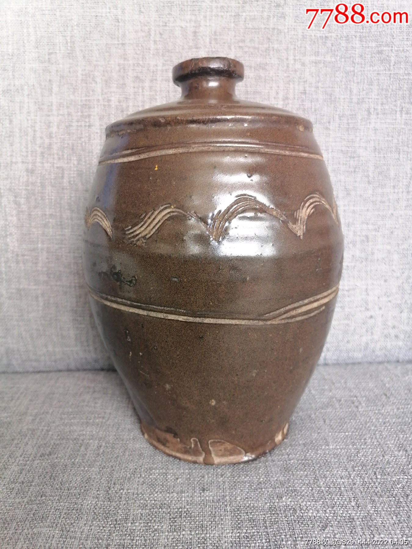 西夏灵武窑刻花梅瓶-价格:1200元-se86352467-黄釉瓷-零售-7788收藏