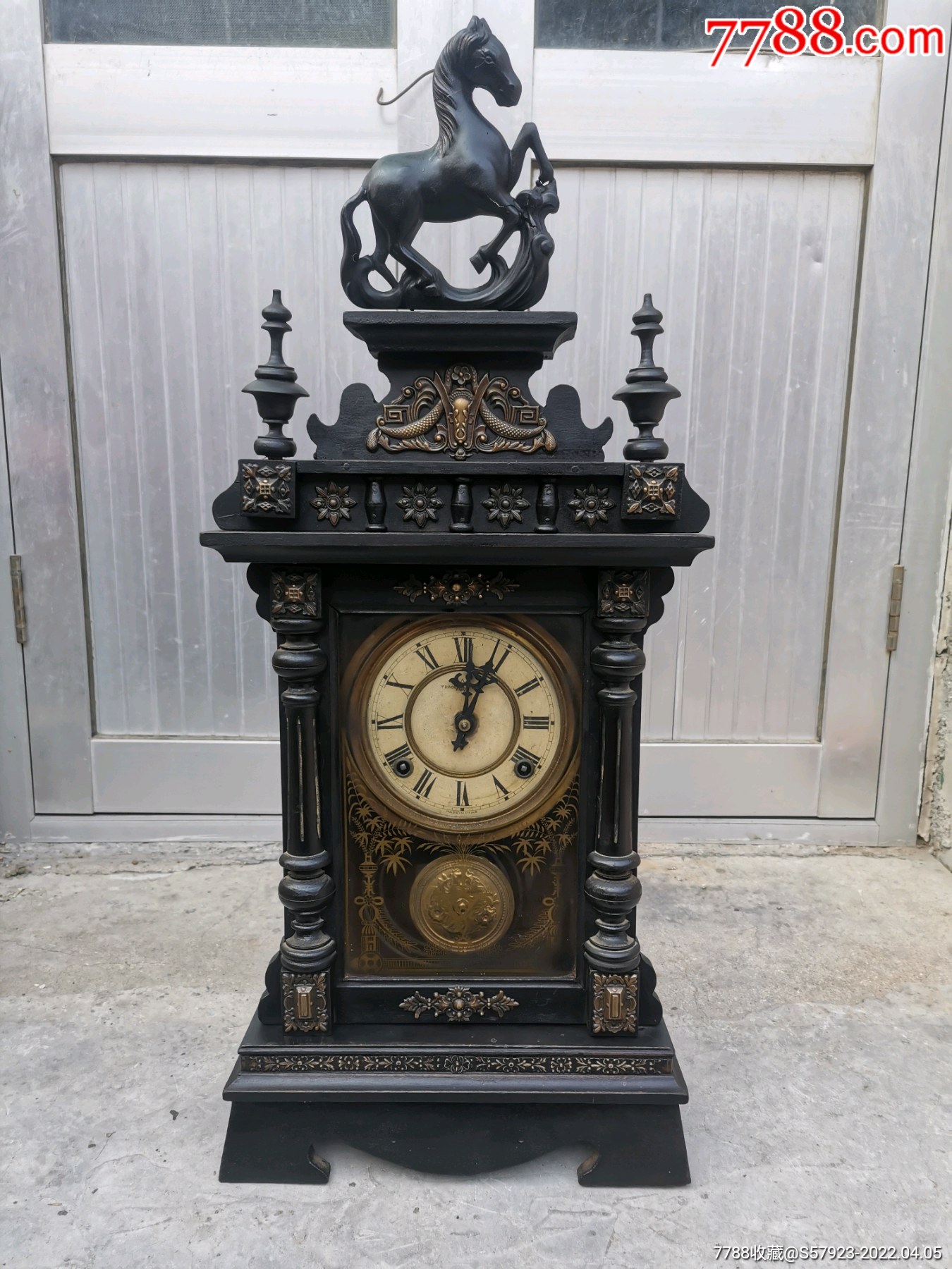 民国时期宝字牌马头钟