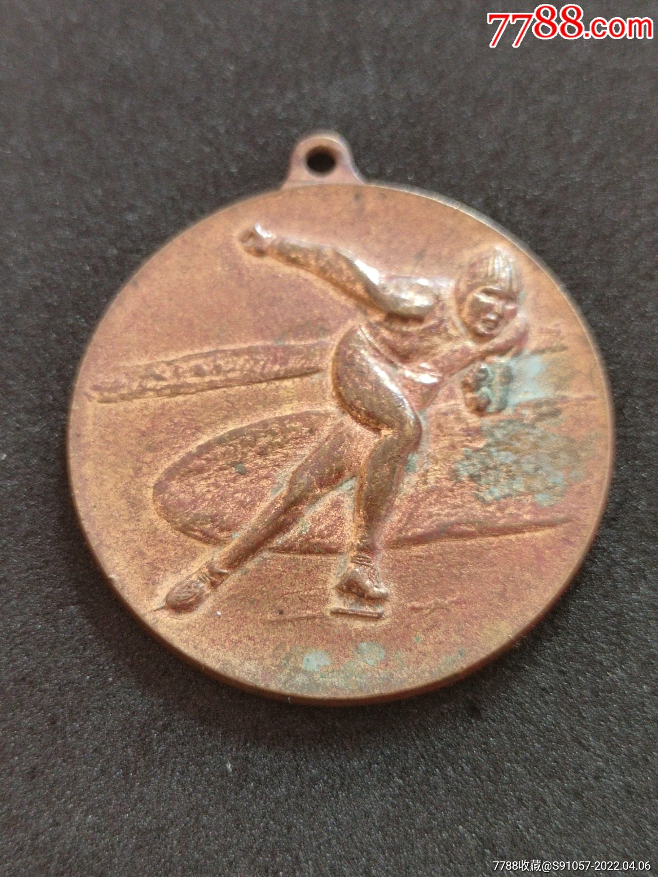 速滑体育运动纪念章-价格:108元-se86365790-体育运动徽章-零售-7788