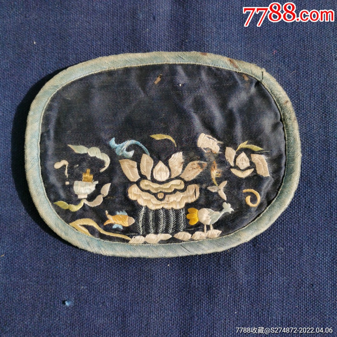 00099清代老刺绣荷包双面打籽绣9品￥2,80
