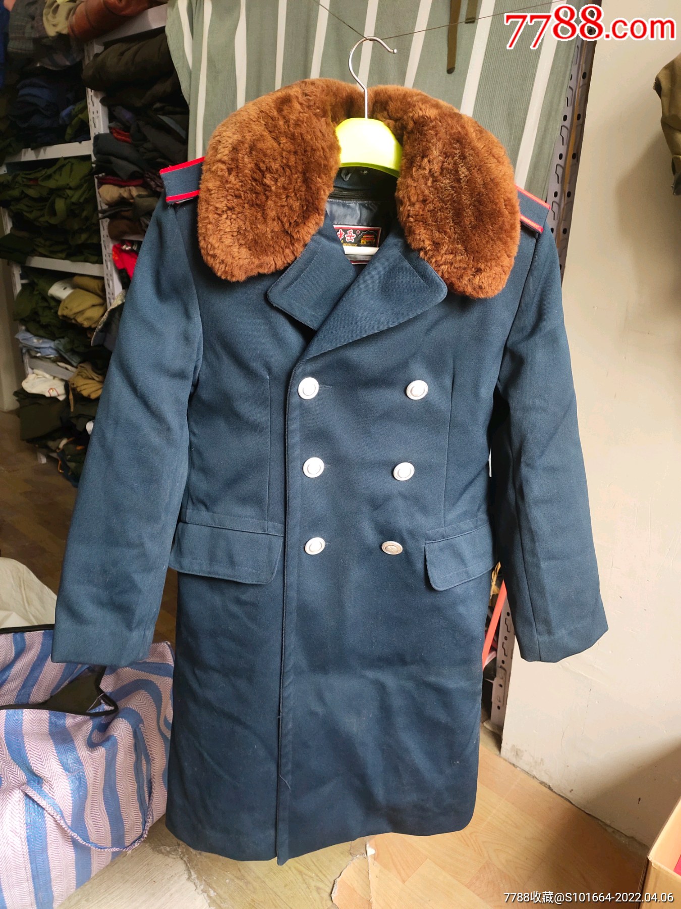 库存老式马裤呢税务大衣