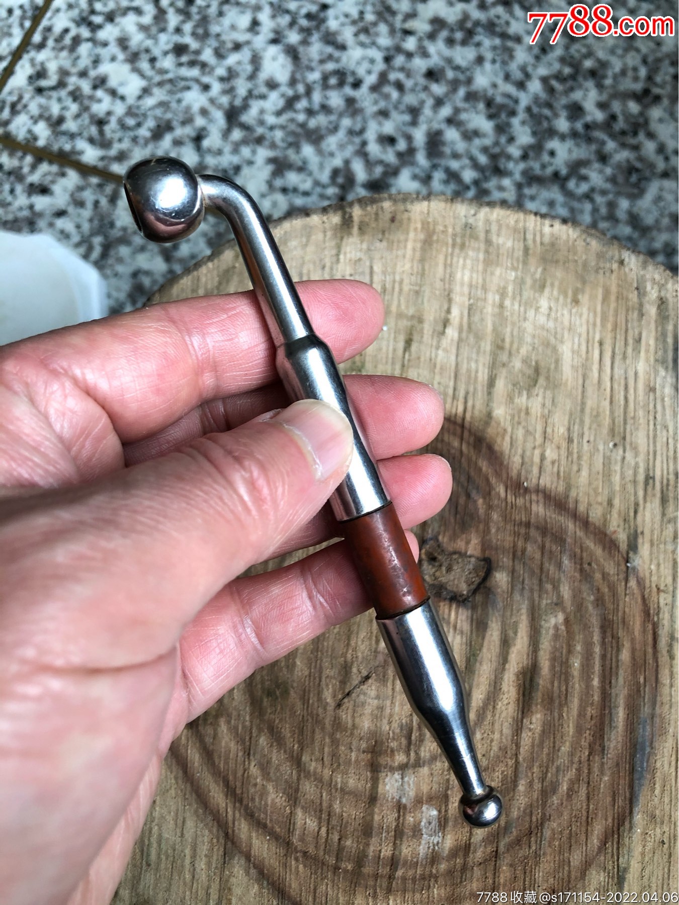 精巧不锈钢老烟锅全原一套_烟杆/烟枪/烟锅_图片