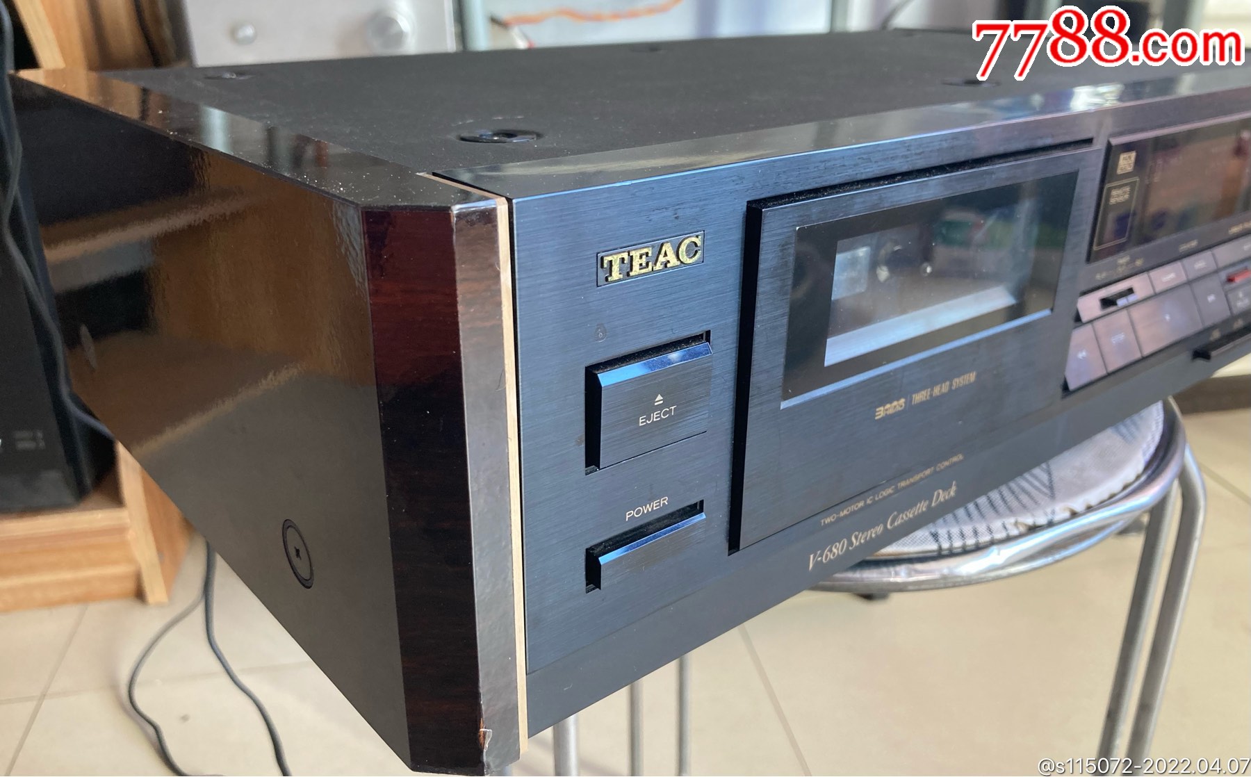 teacv680三磁头卡座日本进口高端卡座
