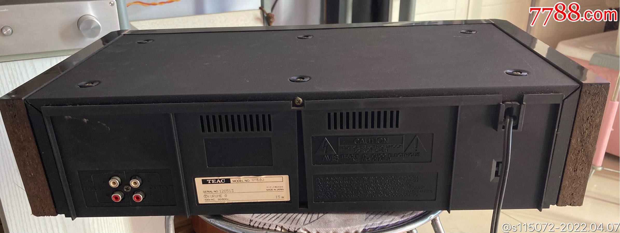 teacv680三磁头卡座日本进口高端卡座