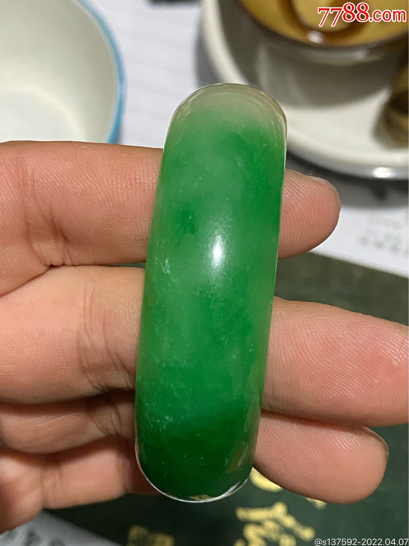 马来玉手镯-价格:500元-se86386255-马来玉-零售-7788徽章收藏