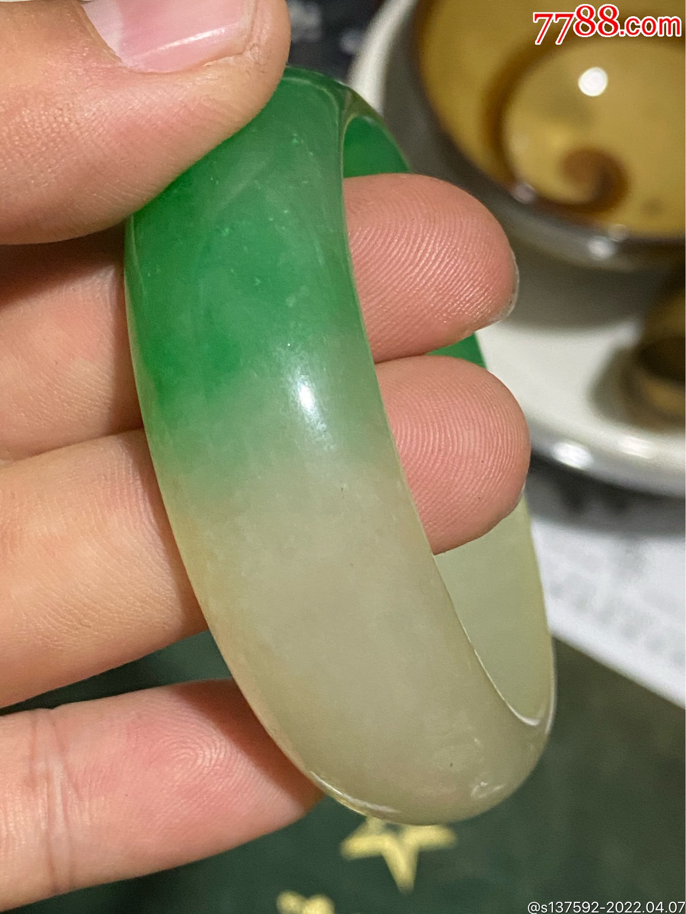 马来玉手镯-价格:500元-se86386255-马来玉-零售-7788徽章收藏