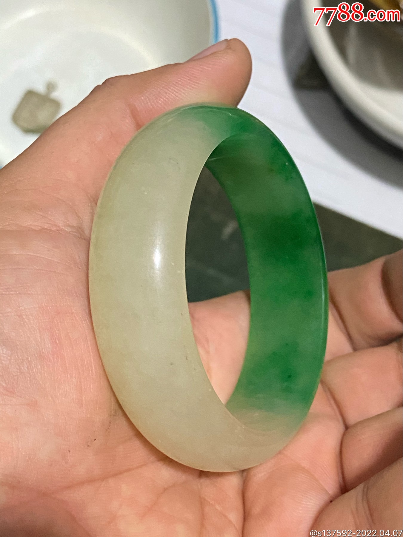 马来玉手镯-价格:500元-se86386255-马来玉-零售-7788徽章收藏