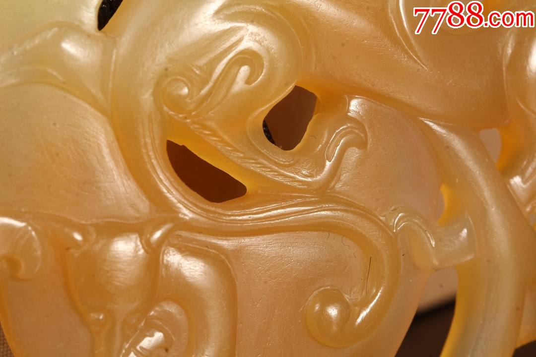 玛瑙螭龙鸡心佩-价格:3800元-se86387400-玛瑙-零售-7788钟表收藏