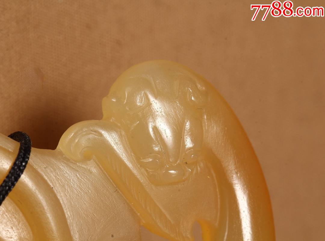 玛瑙螭龙鸡心佩-价格:3800元-se86387400-玛瑙-零售-7788钟表收藏