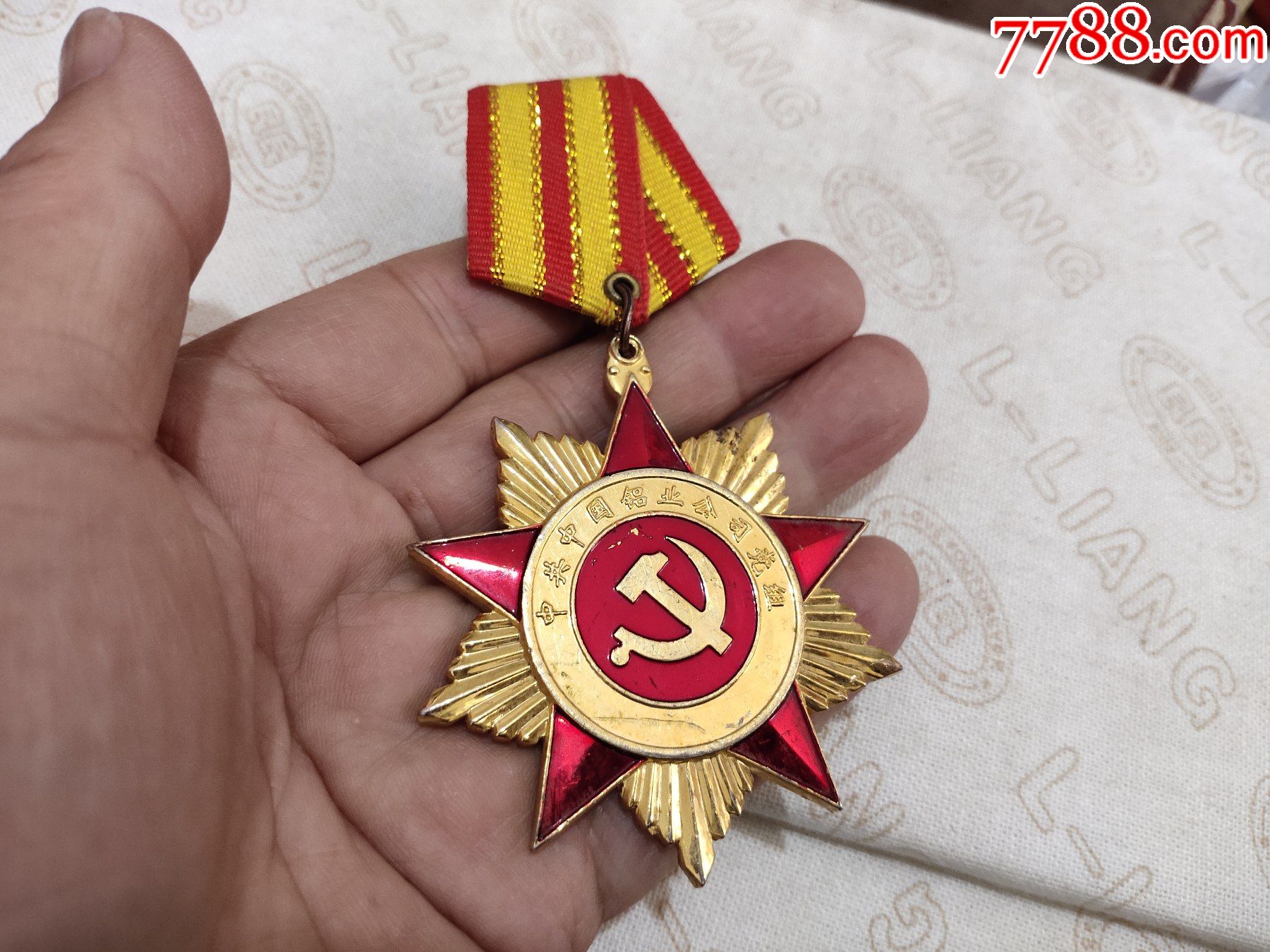 中国铝业党组纪念章