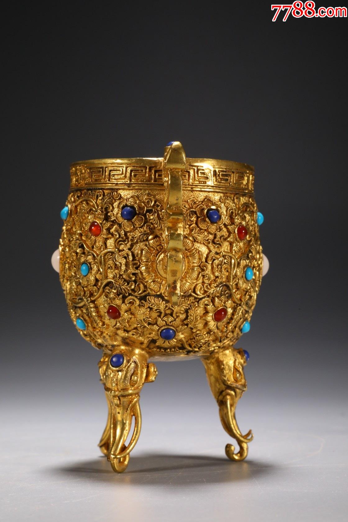 鎏金永固杯_金器/金饰_第2张_7788小人书