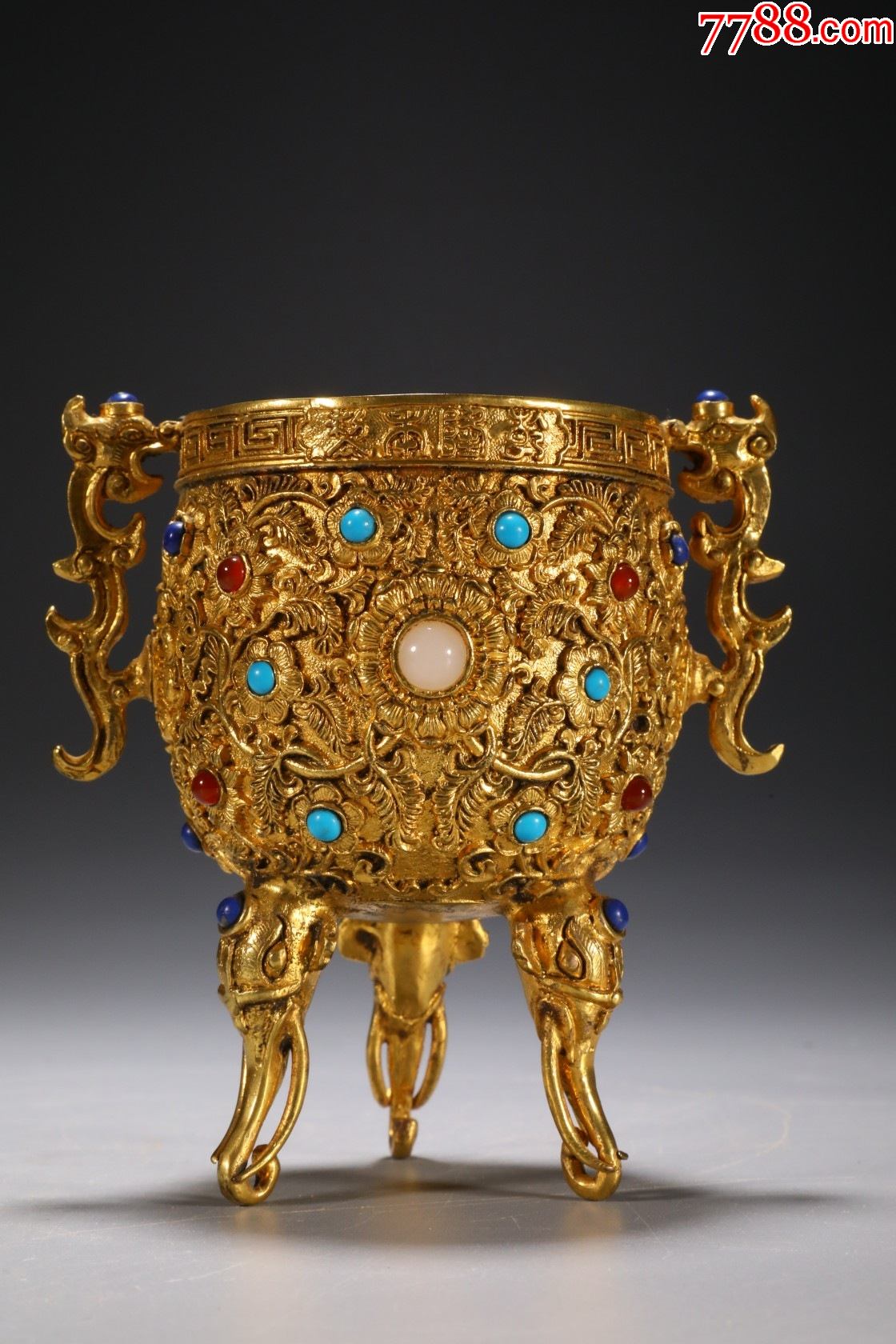鎏金永固杯_金器/金饰_第3张_7788小人书