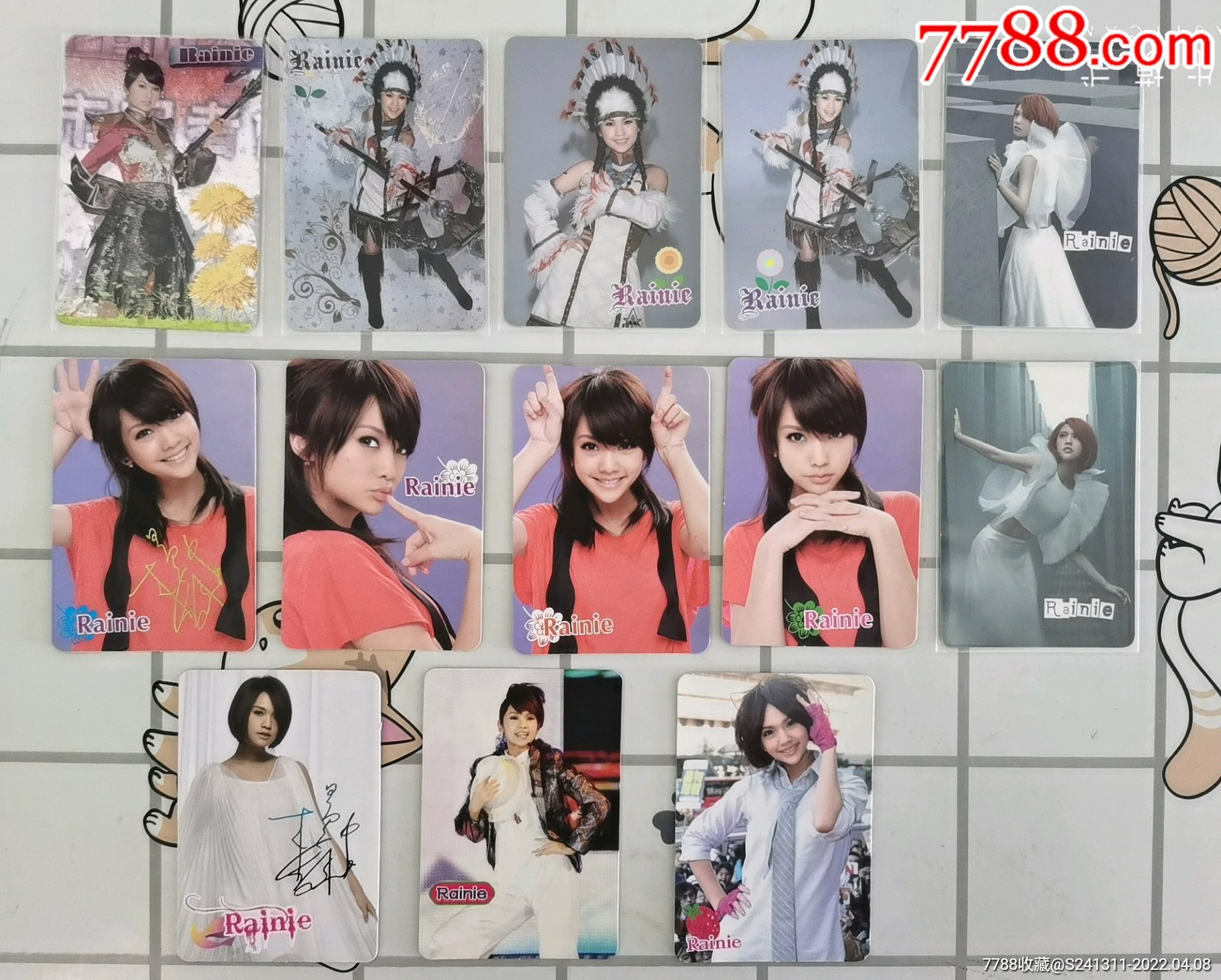 明星yes卡杨丞琳烫金套卡 闪卡 拼图卡_专辑卡/明星卡片_图片欣赏