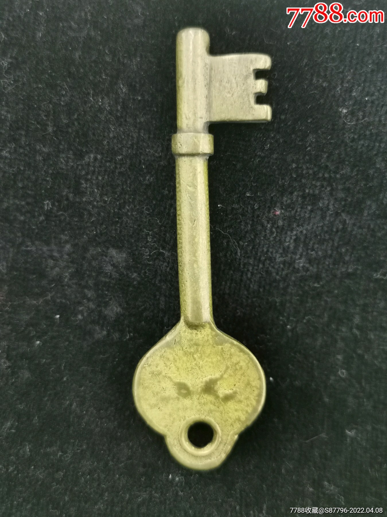 纯铜老钥匙一把