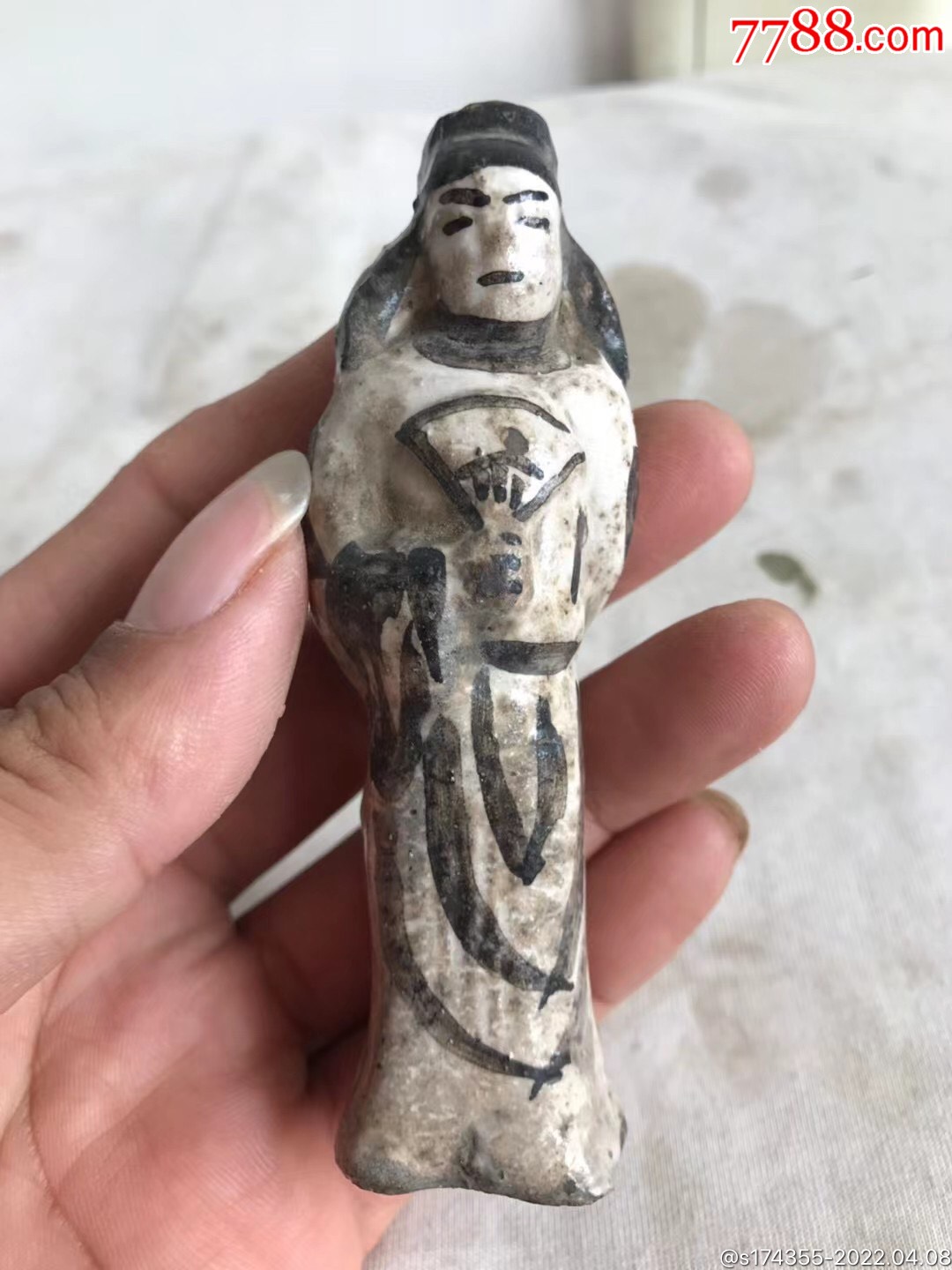 宋代磁州窑人物摆件-价格:350元-se86419134-青白瓷/影青瓷-零售-7788