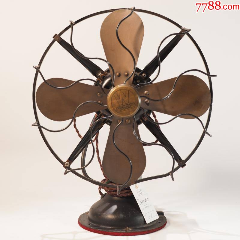 民国老上海1920西洋古董美国西屋westinghouse台扇电风扇功能正常