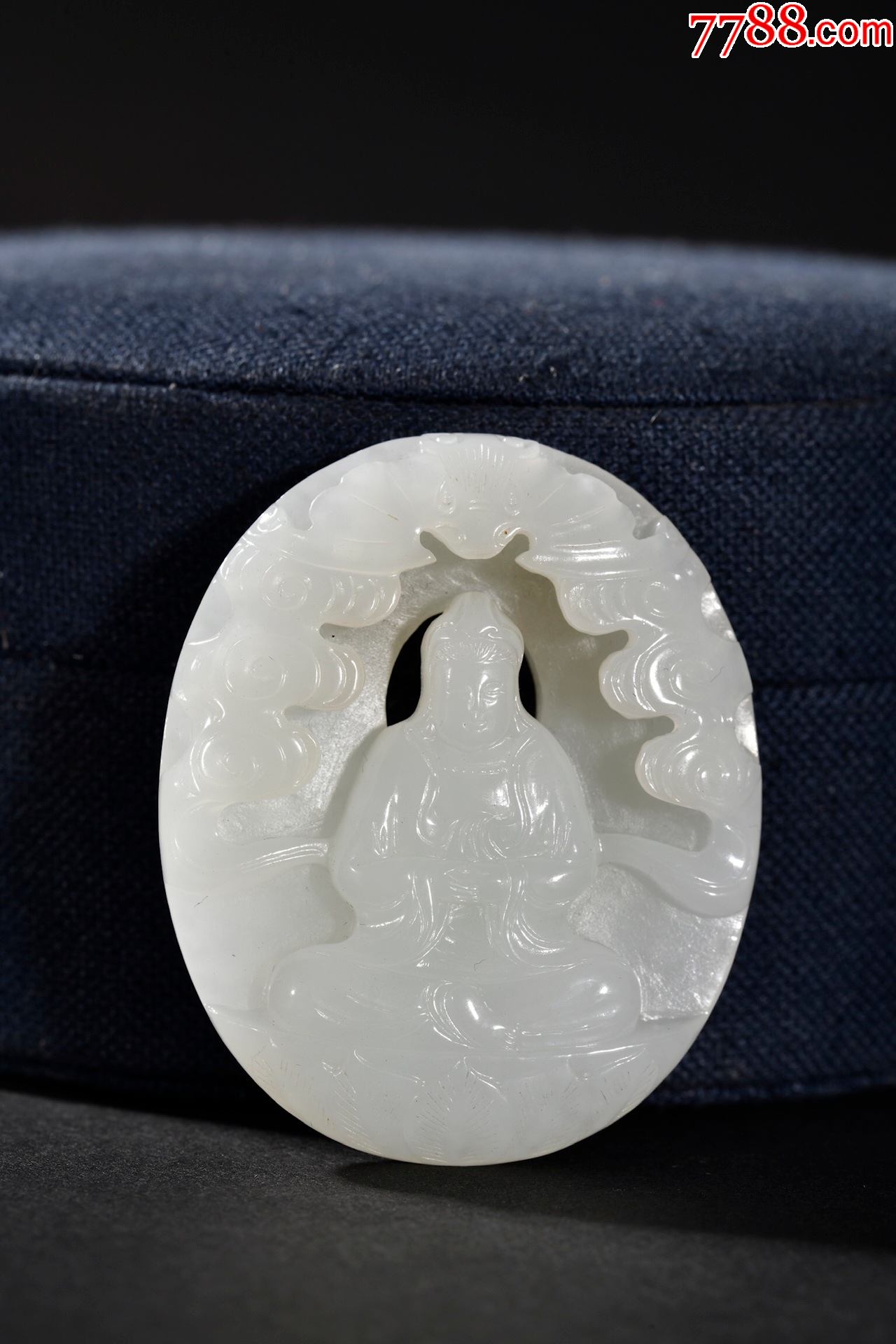 和田玉观音挂件