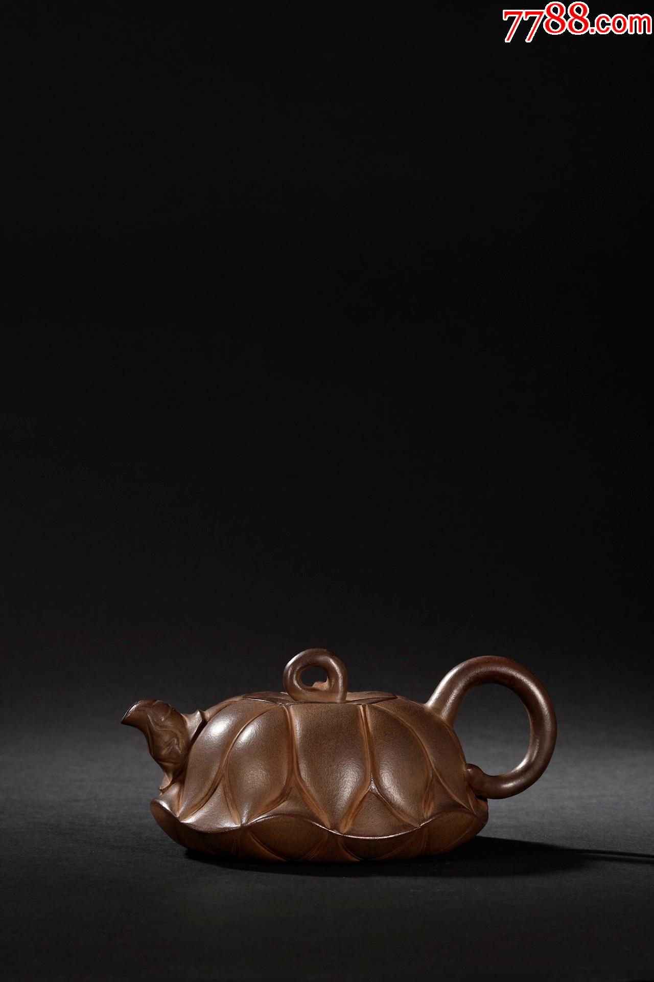 紫砂莲蓬形茶壶