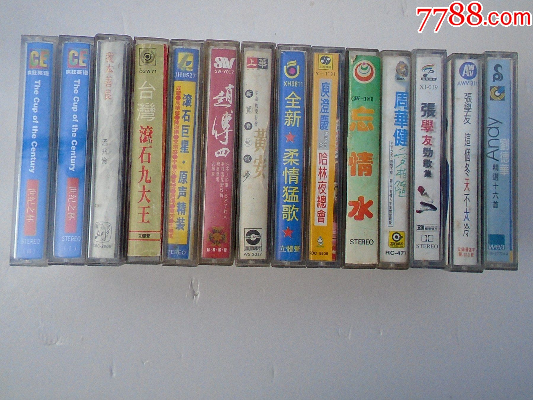 刘德华忘情水缠绵老磁带1盒有歌词只发快递发货前都会试听确保正常