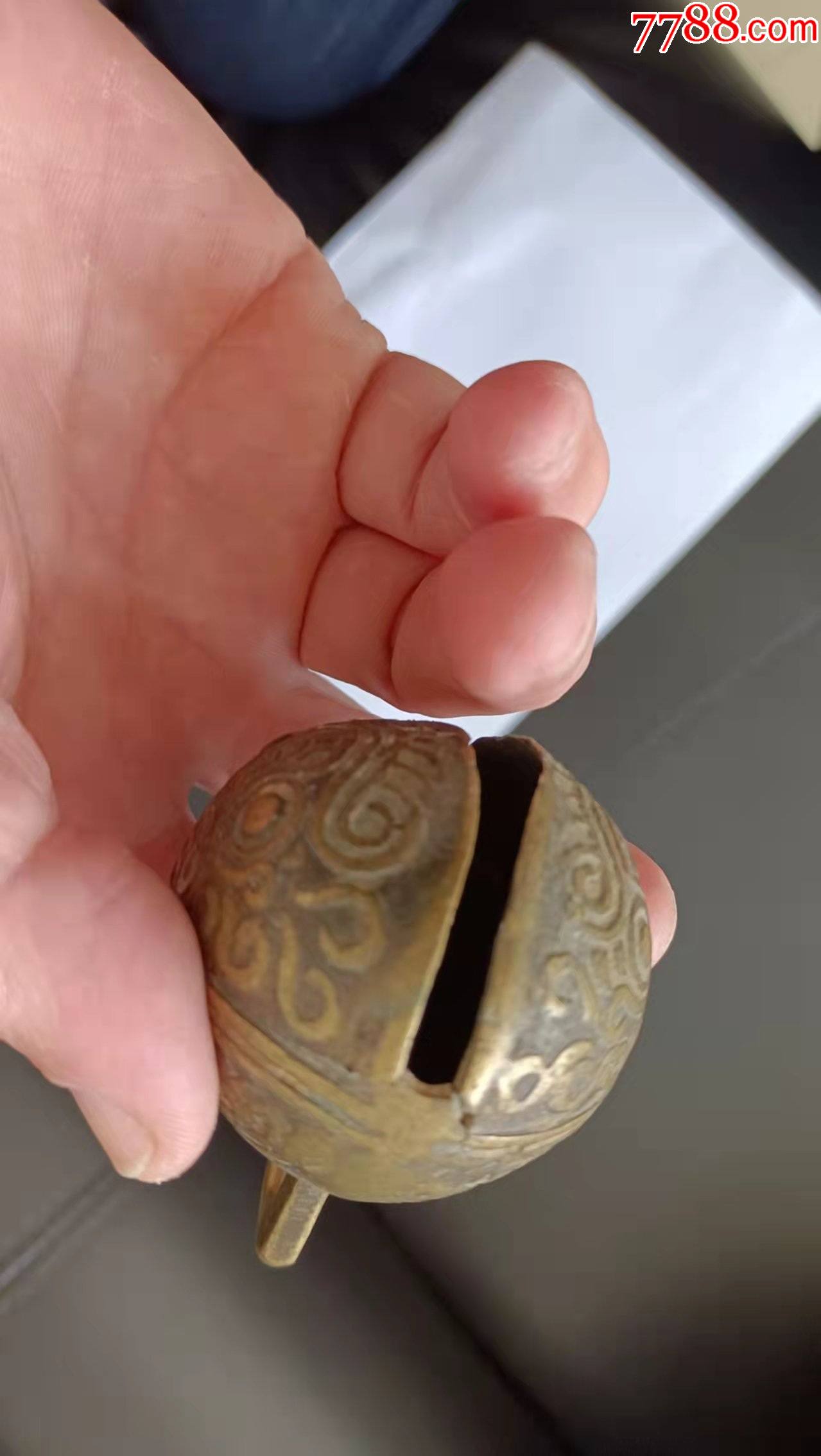 清代民国曹记大号虎头铜铃