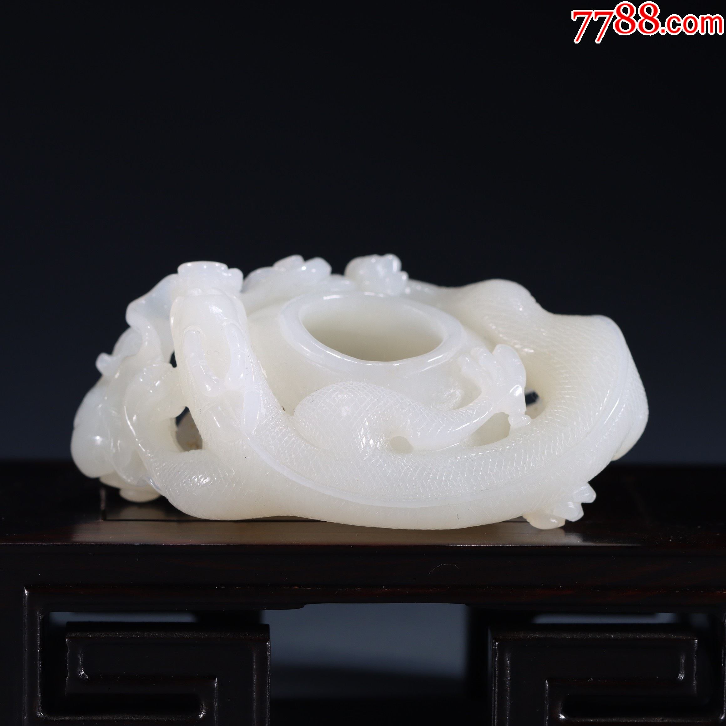 和田玉望子成龙笔洗