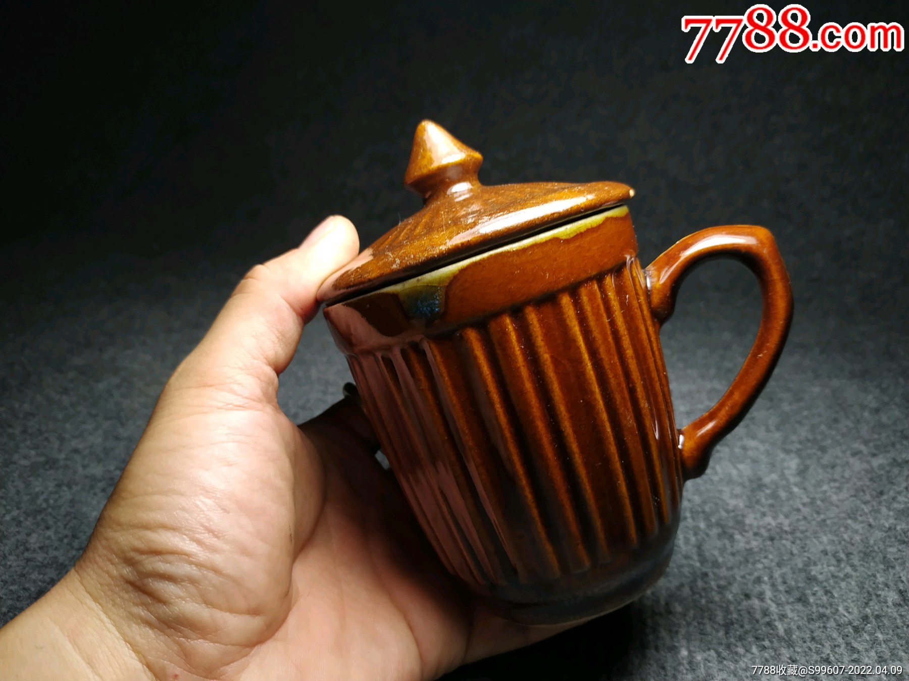 大茶杯老茶具盖杯老瓷器老摆件古董古玩老物件民俗怀旧