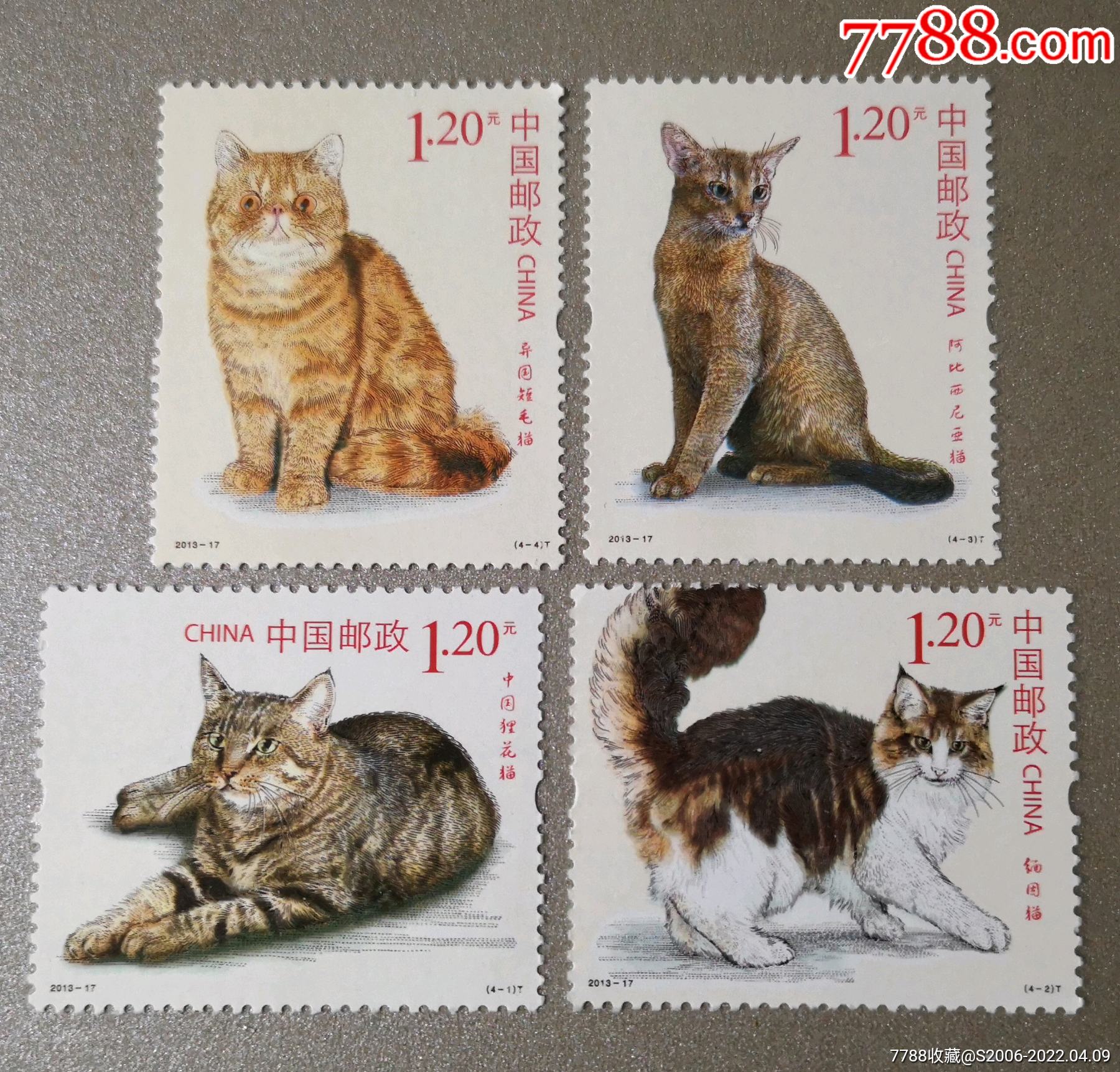 t票:猫-价格:6元-se86438879-新中国邮票-零售-7788收藏__收藏热线