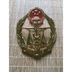 作废的进出口检验检疫大帽徽(铜材质)