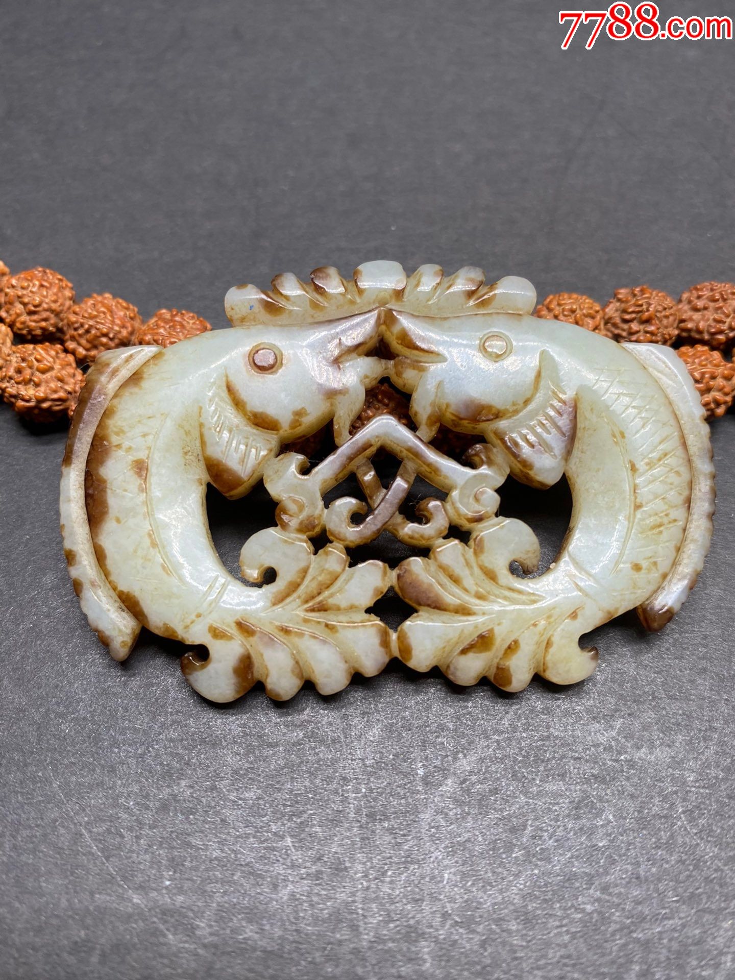 精美和田玉双玉挂件aa91s3f_价格900元_第1张_778
