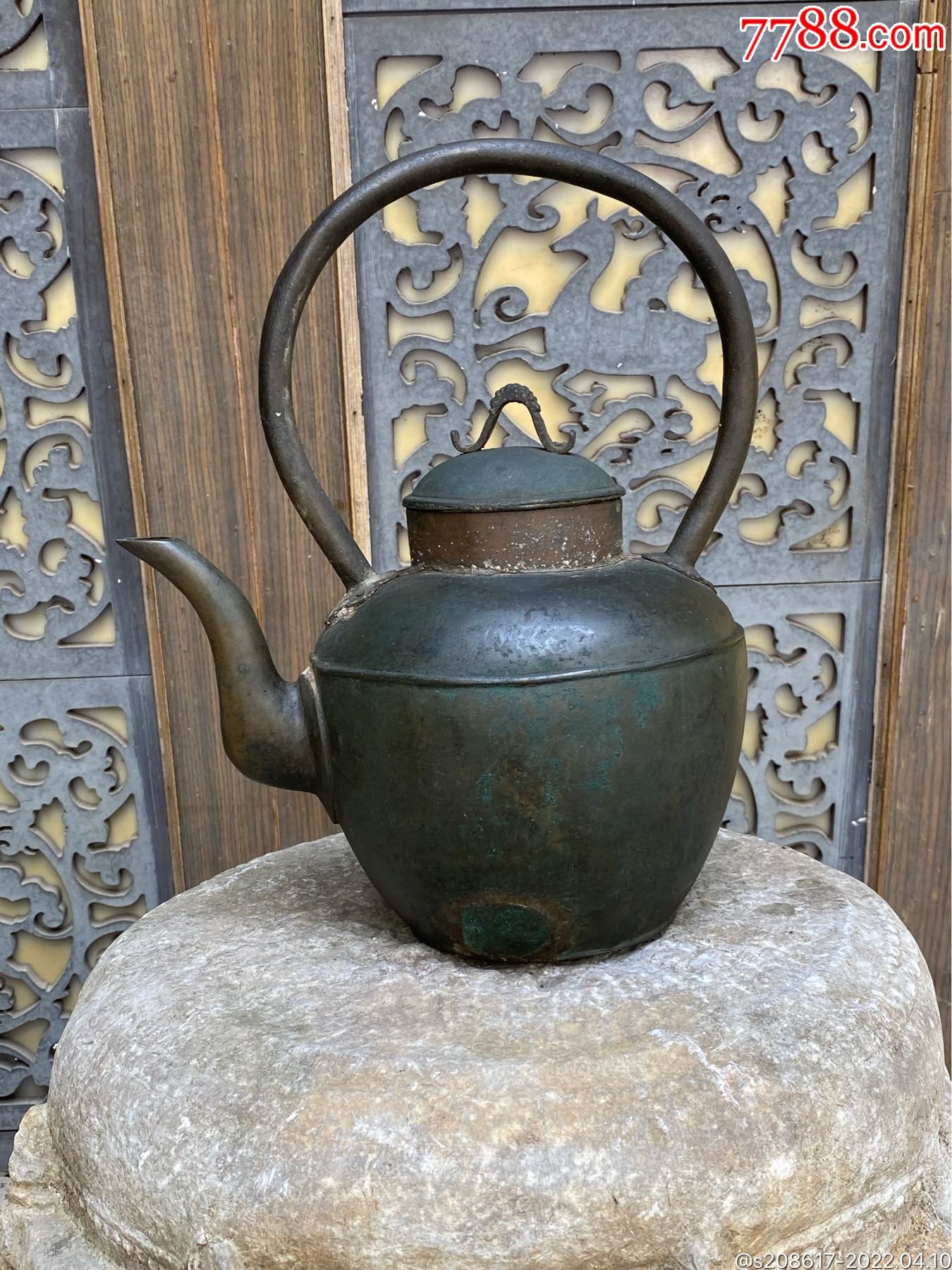 清朝铜茶壶(实价包邮)