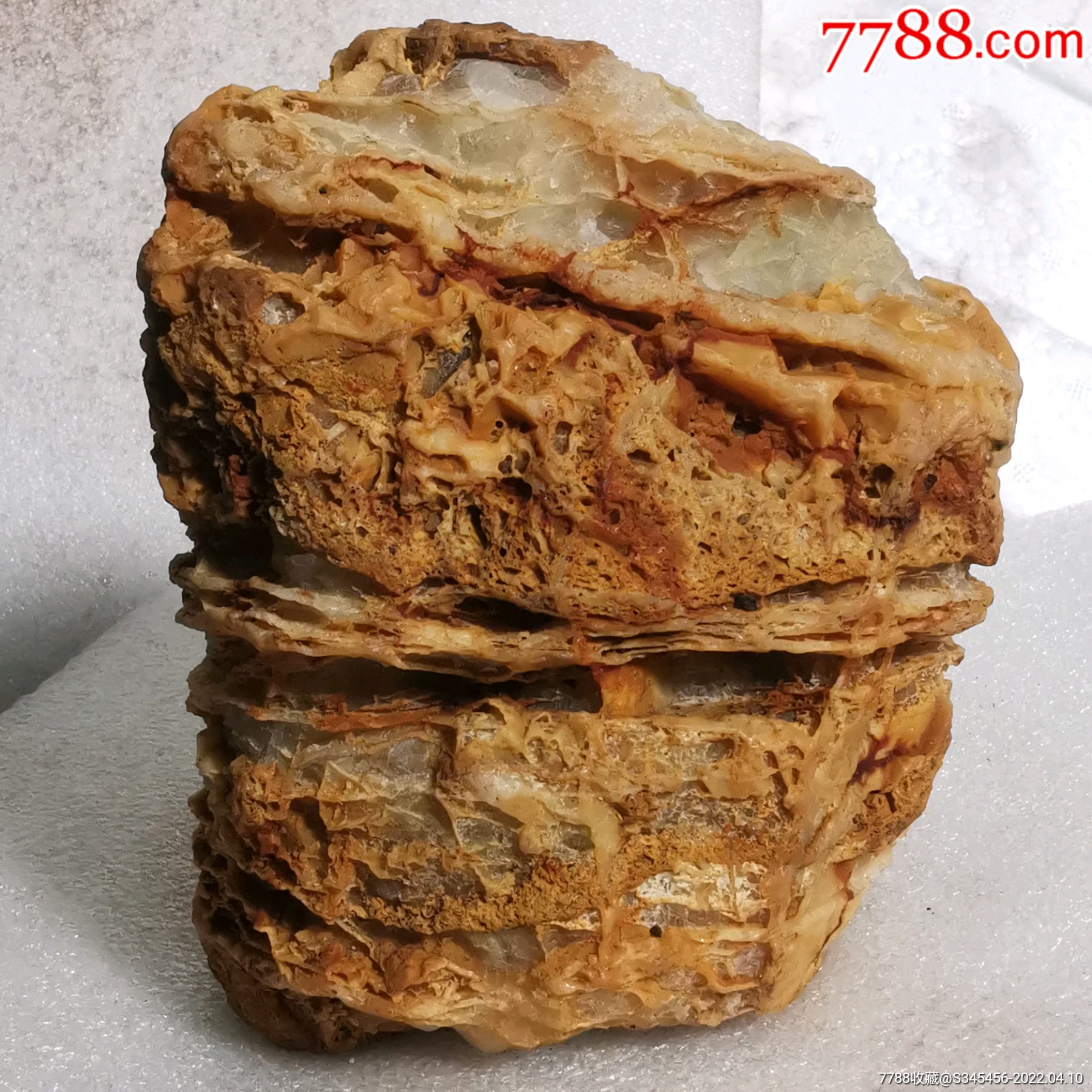 黄蜡石冻腊天然摆件