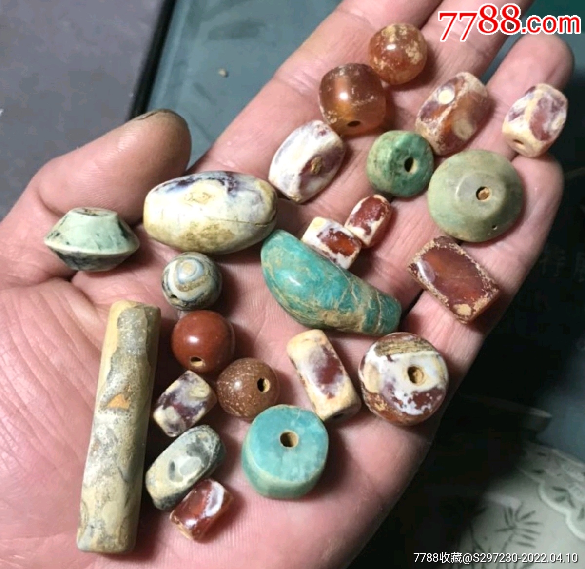 中古玛瑙珠子一些