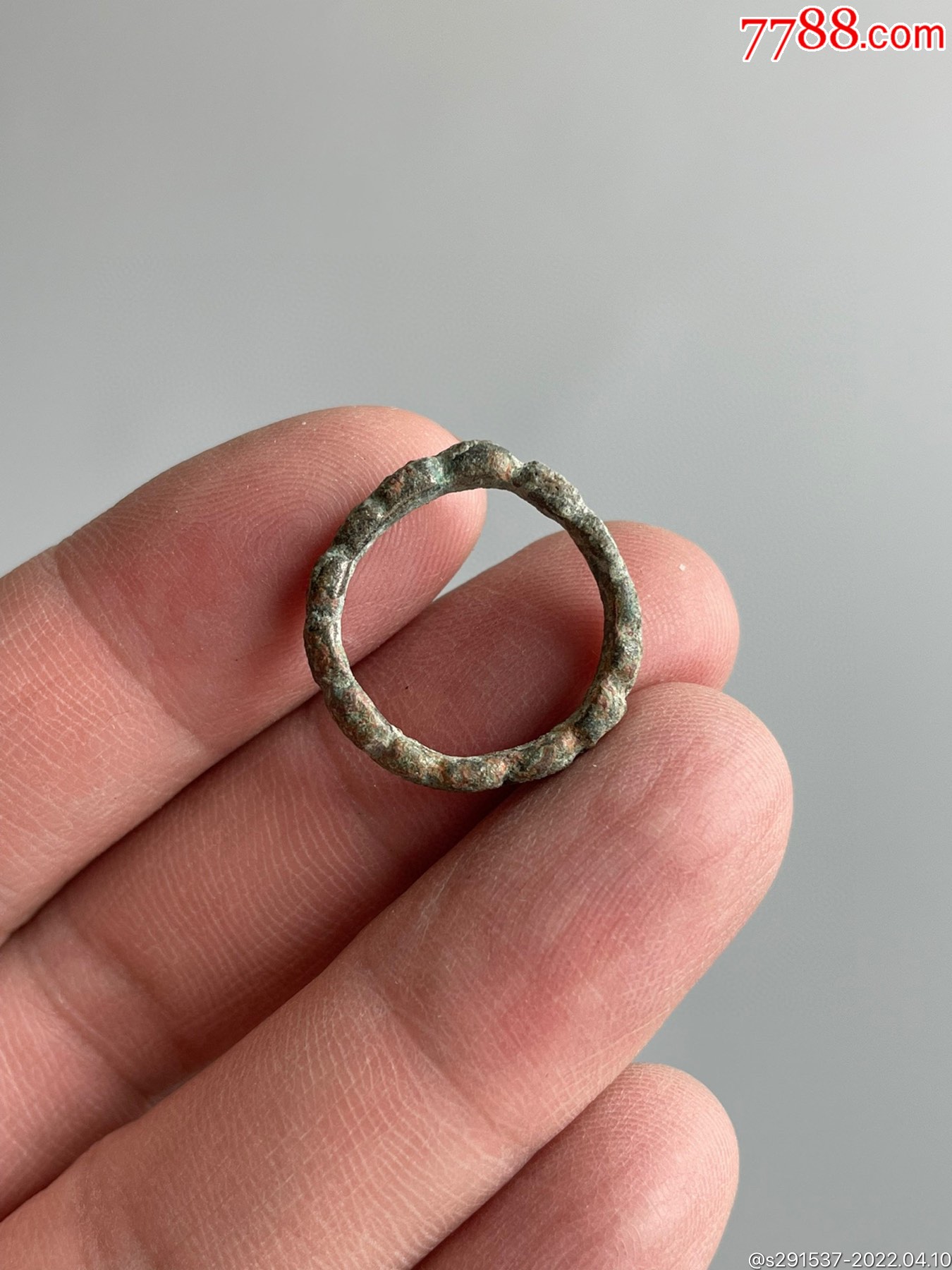 辽金连珠青铜戒指-价格:400元-se86457951-铜杂件-零售-7788门票